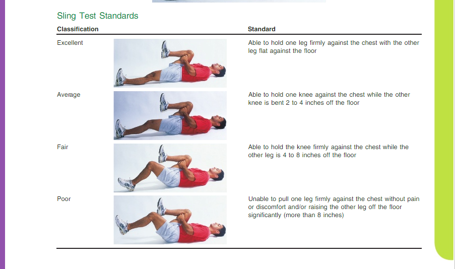 Flexibility Assessment Chart